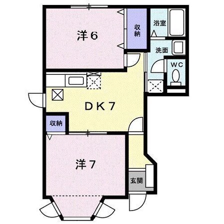 メルベーユ宗方の物件間取画像